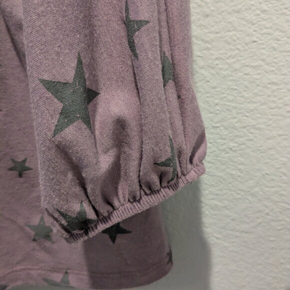 Entro Lavender Stars Babydoll Top - Oversized - Picture 9 of 12